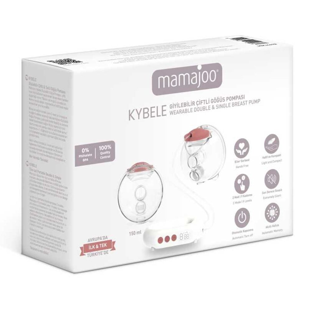 MAMAJOO Göğüs Pompası Çiftli Elektr. 150 ML 9 Kad. Ayar.