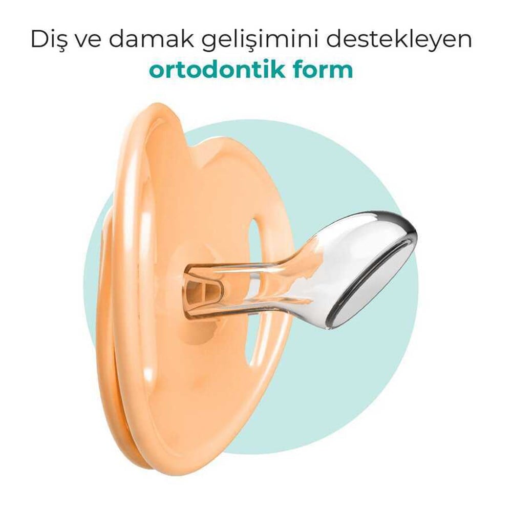 MAMAJOO Ortodontik 2'li Emzik Seti ( Pow Blush ) ( 0 Ay+ )
