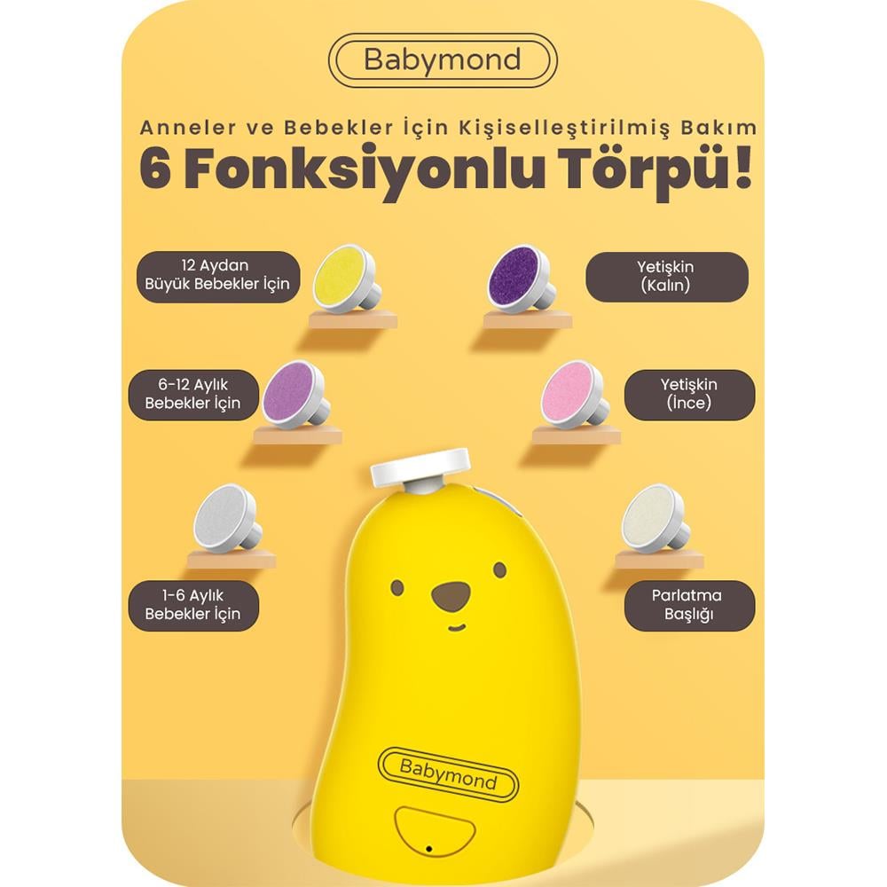 Manikür Set...Muz Model Elektrikli