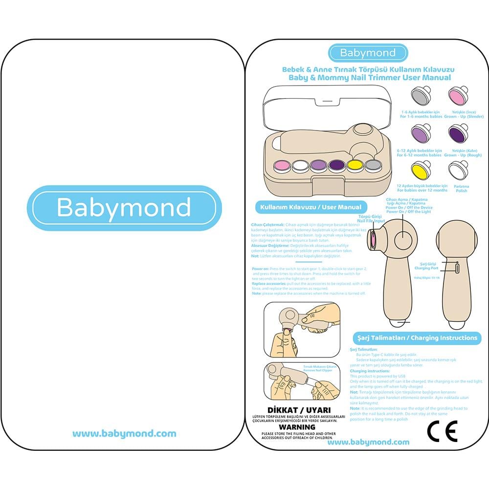 Manikür Set...Lüx Elektrikli