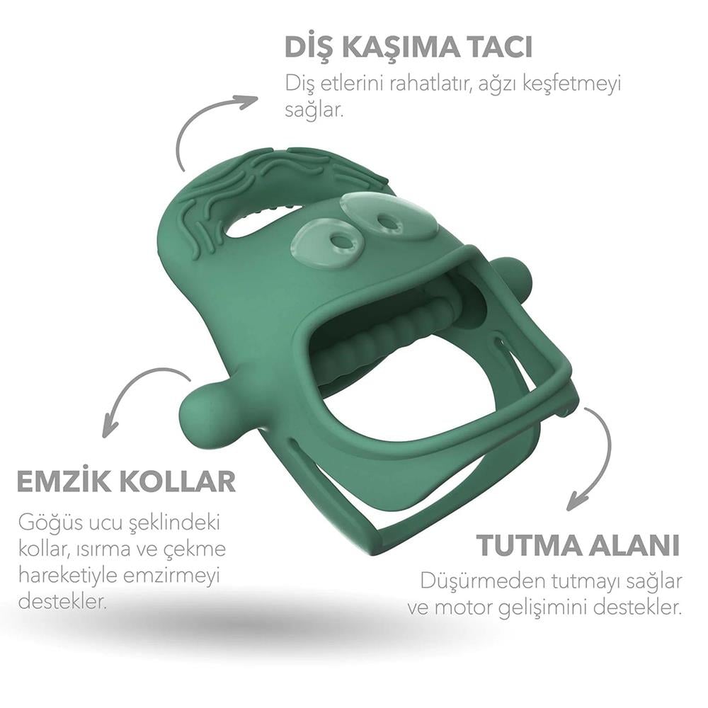 MOCHİ Diş Kaşıyıcı ( Yeşil )