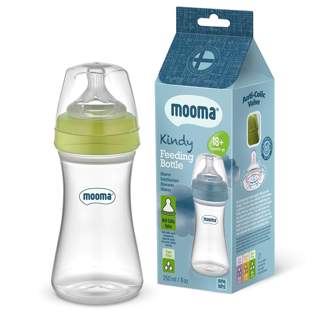 MOOMA Kindy Biberon 250 ML Hızlı Akış ( 18+ Ay )