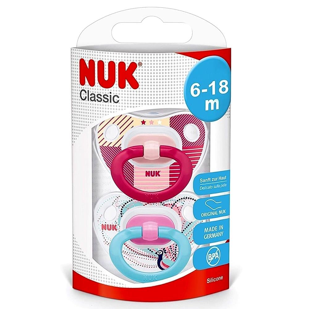 Nuk Emzik Classic 6-18 Ay 2 li