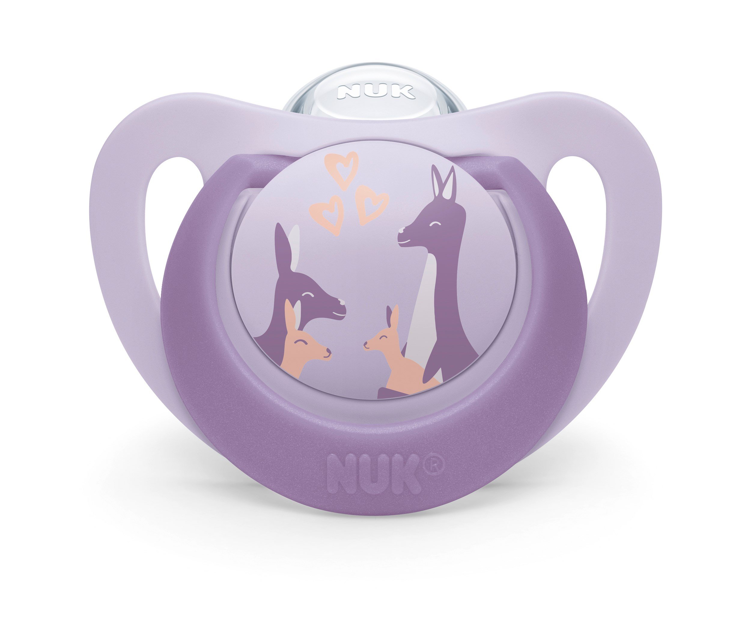 NUK Emzik First Choice  6-18 ay Mor/Pembe Kız