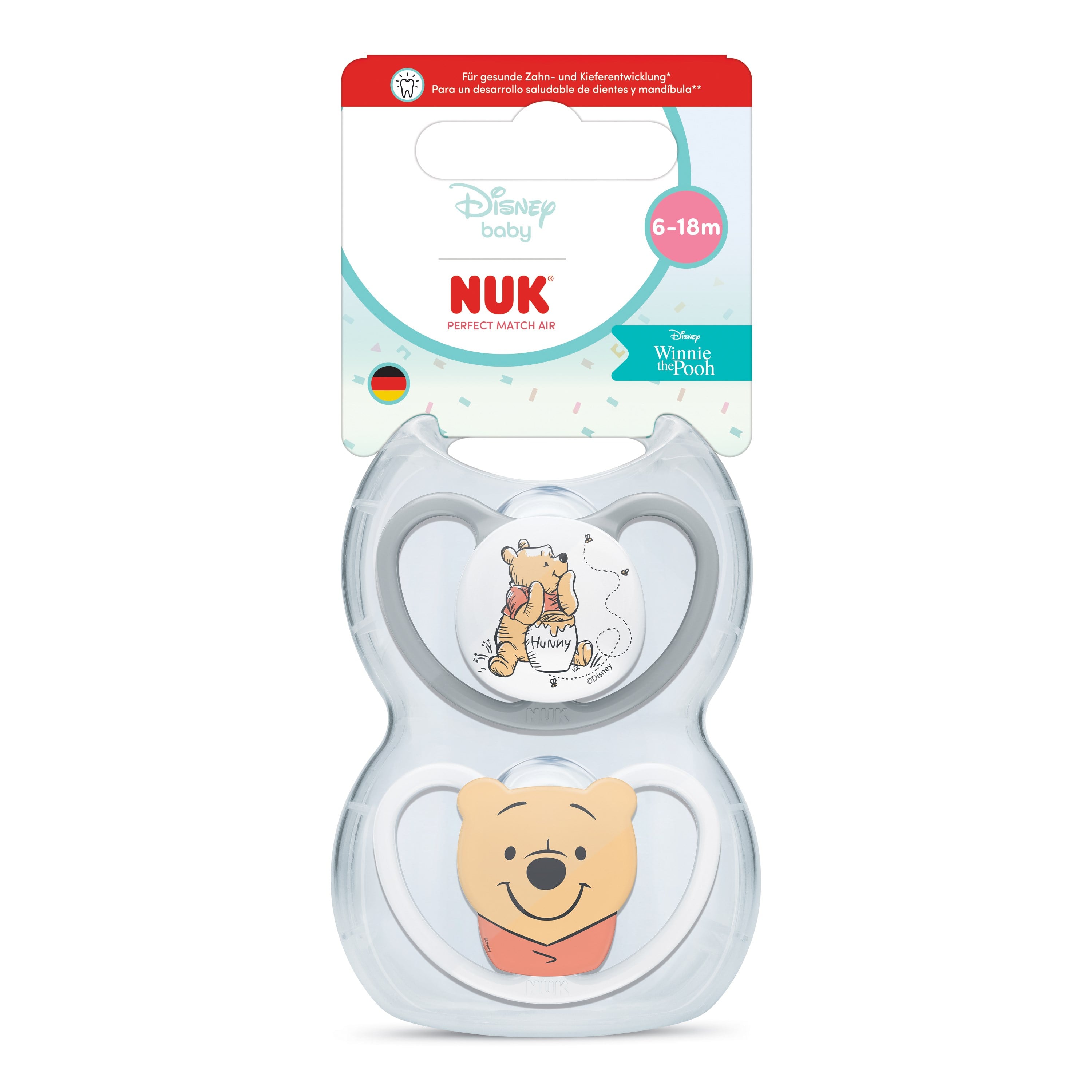 NUK Emzik  PM Air 2'li 6-18 ay Winnie The Pooh