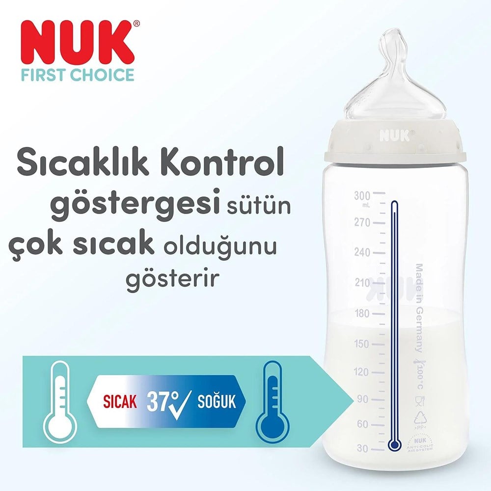 NUK First Choice Biberon PP  ( 150 ml ) ( Mavi ) 
