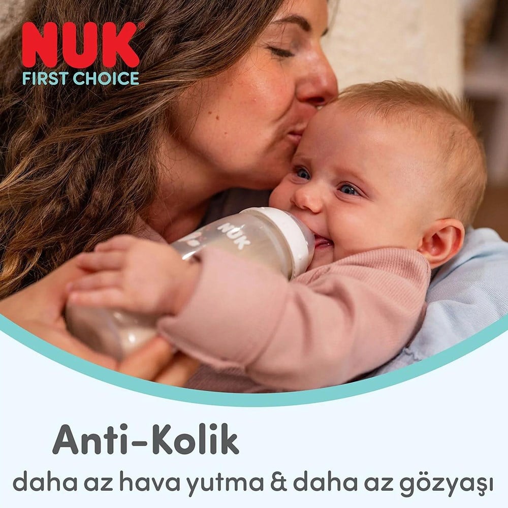 NUK First Choice Biberon PP ( 300 ml ) ( Mavi ) 