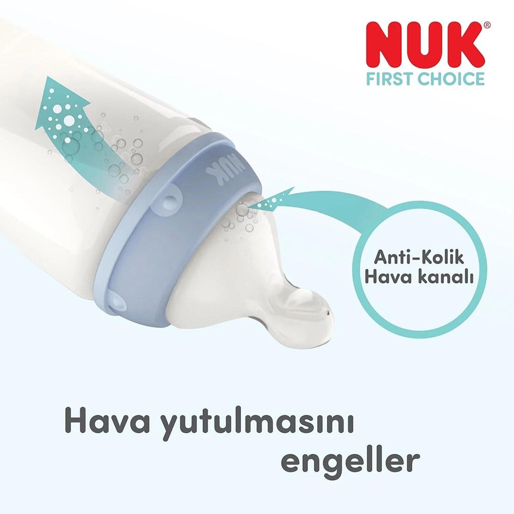 NUK First Choice Biberon PP ( 300 ml ) ( Mavi ) 