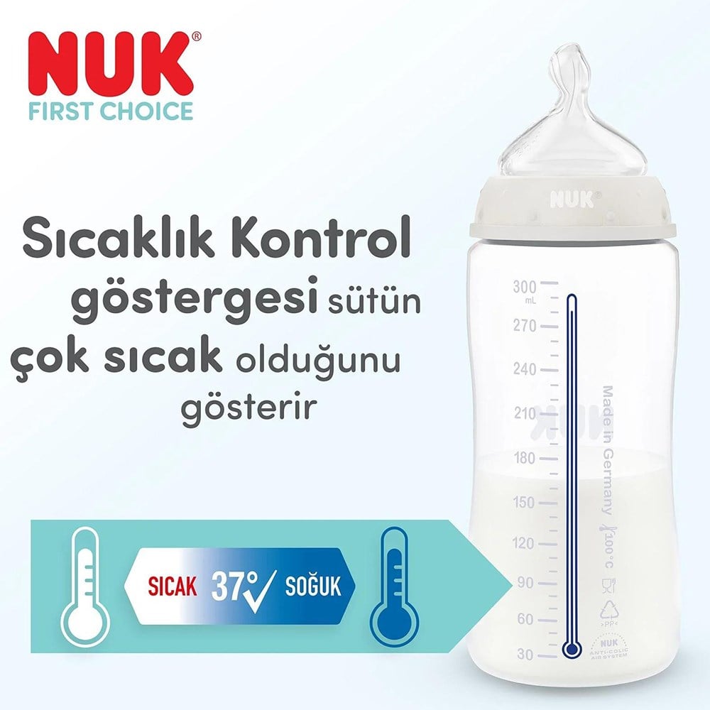 NUK First Choice Biberon PP ( 360 ml ) ( Beyaz )