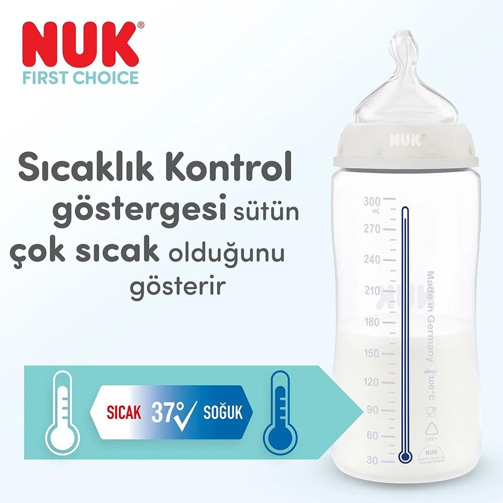 NUK First Choice Cam Biberon ( 240 ml ) ( Beyaz ) 