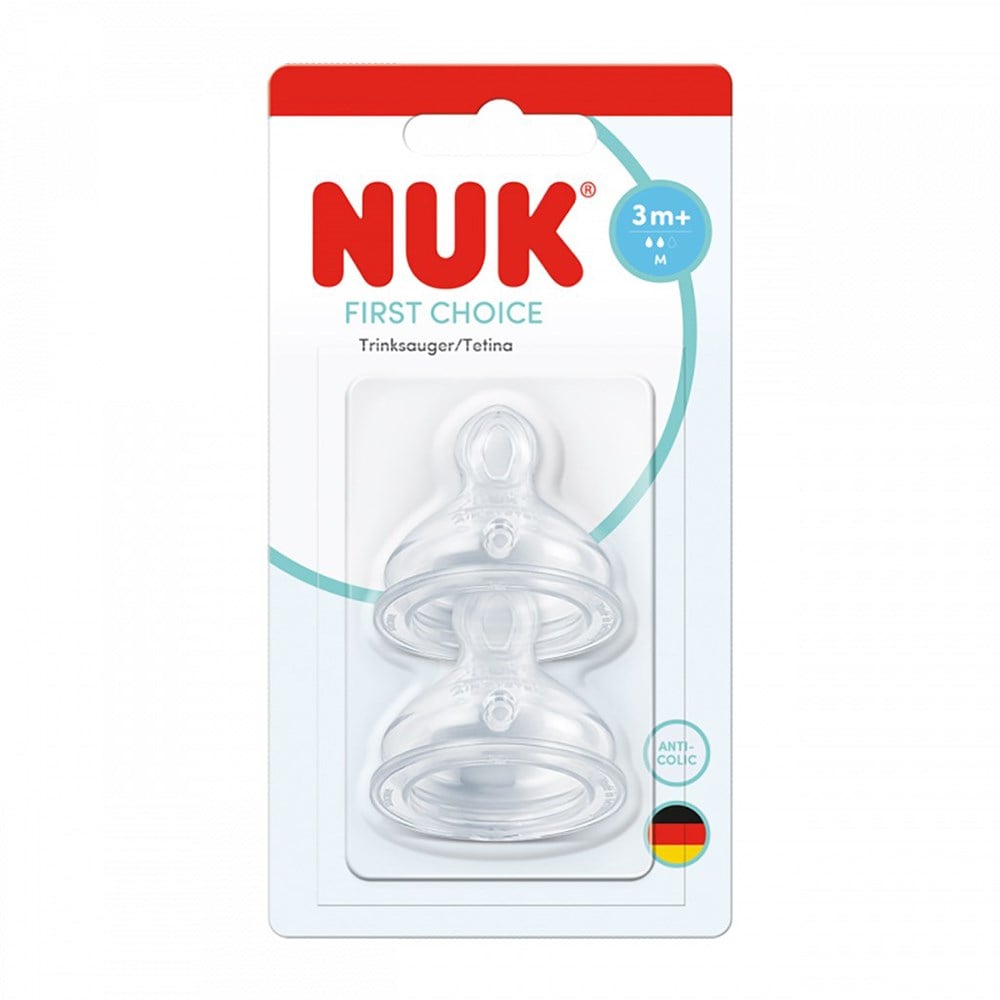 NUK First Choice Silikon Biberon Emziği ( M )
