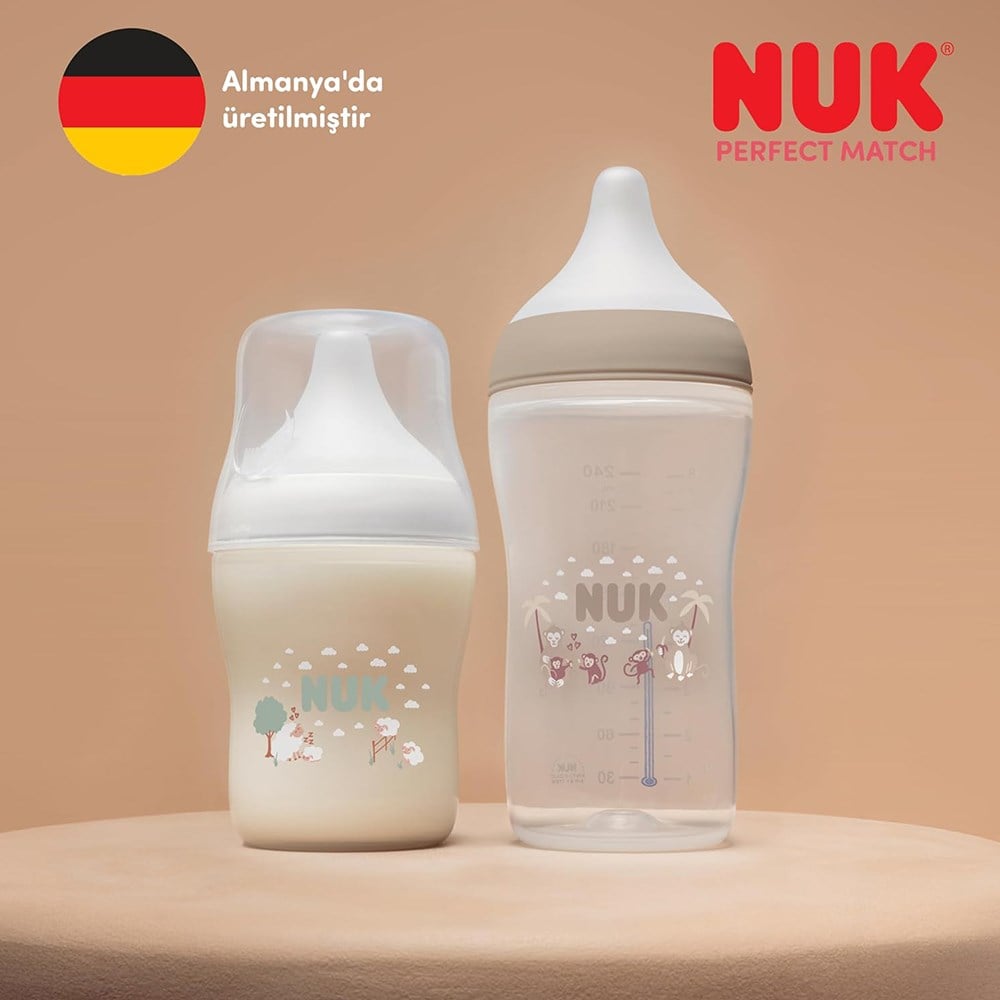 NUK Perfect Match Cam Biberon ( 120 ml ) ( Beyaz )