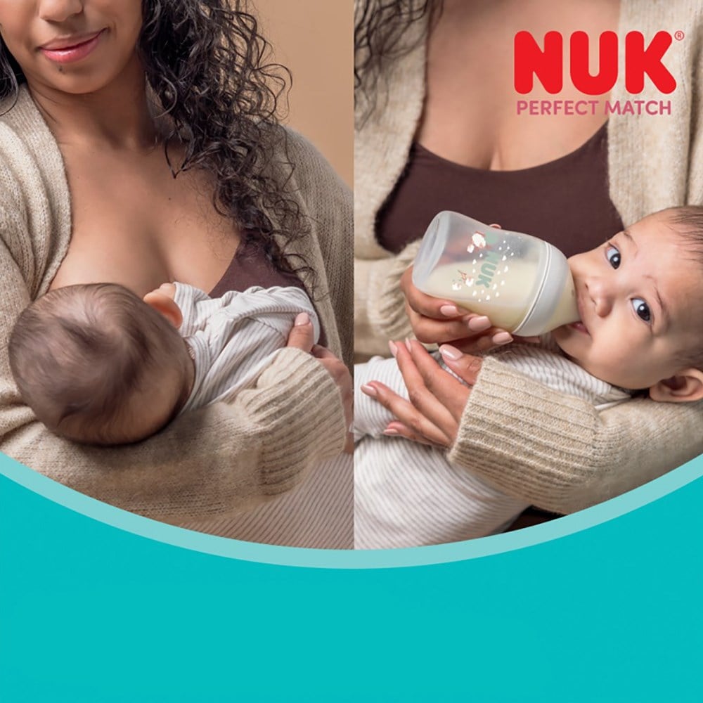 NUK Perfect Match PP Biberon  150 ml ( Beyaz )  