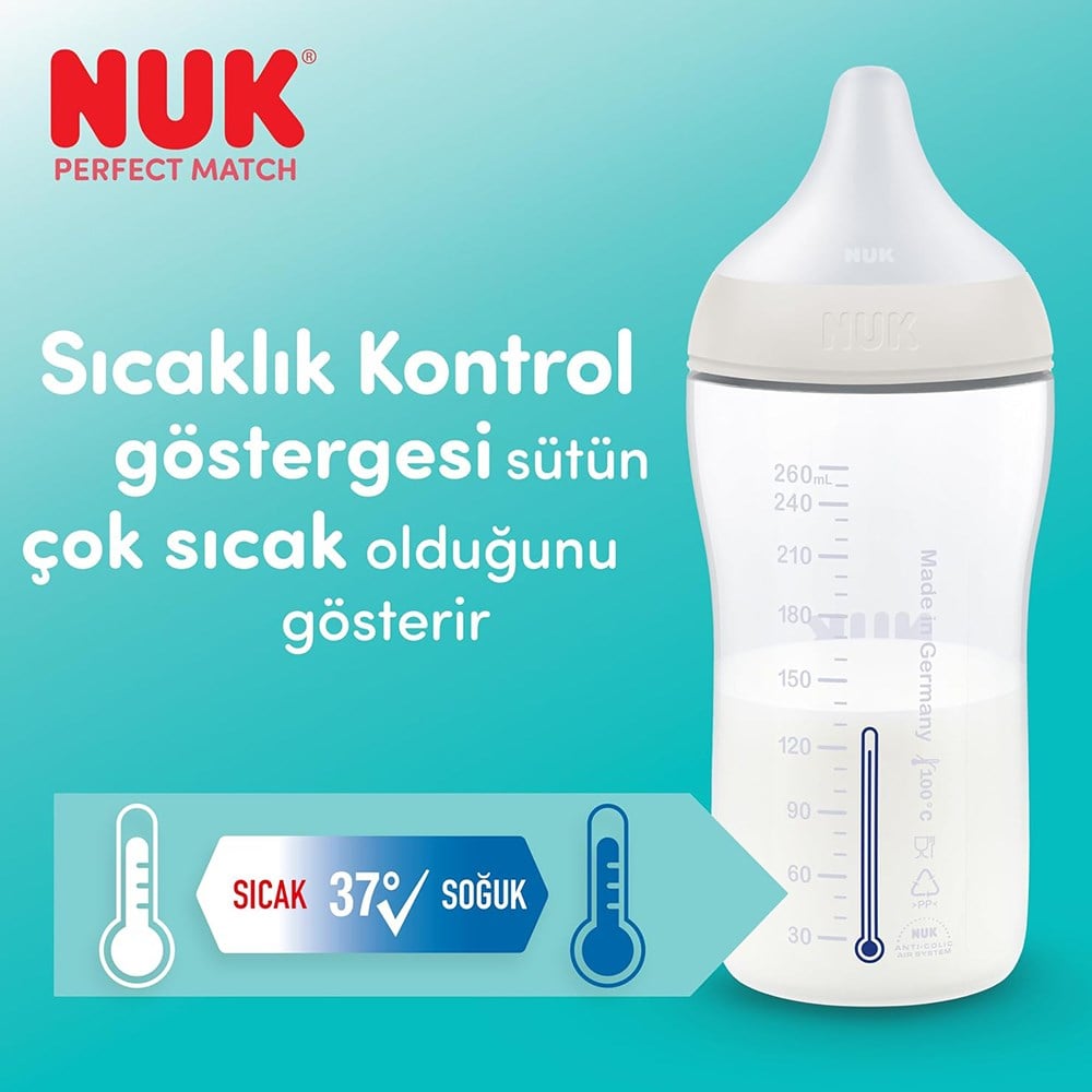 NUK Perfect Match PP Biberon  150 ml ( Mor ) 