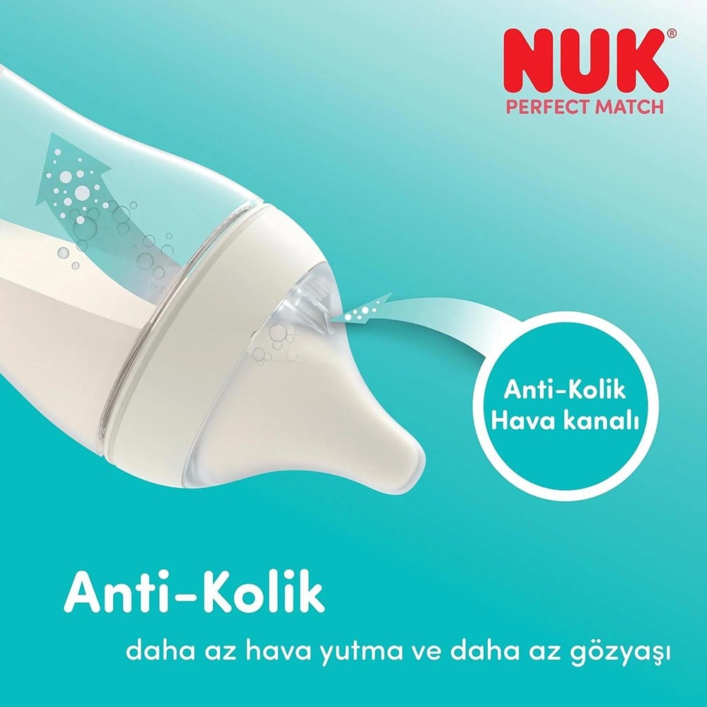 NUK Perfect Match PP Biberon  260 ml ( Mor ) 
