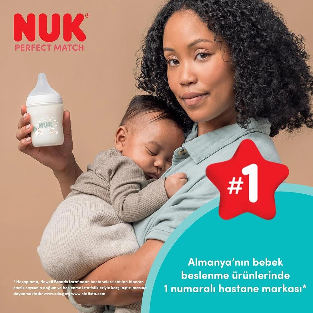 NUK Perfect Match PP Biberon  260 ml ( Mor ) 