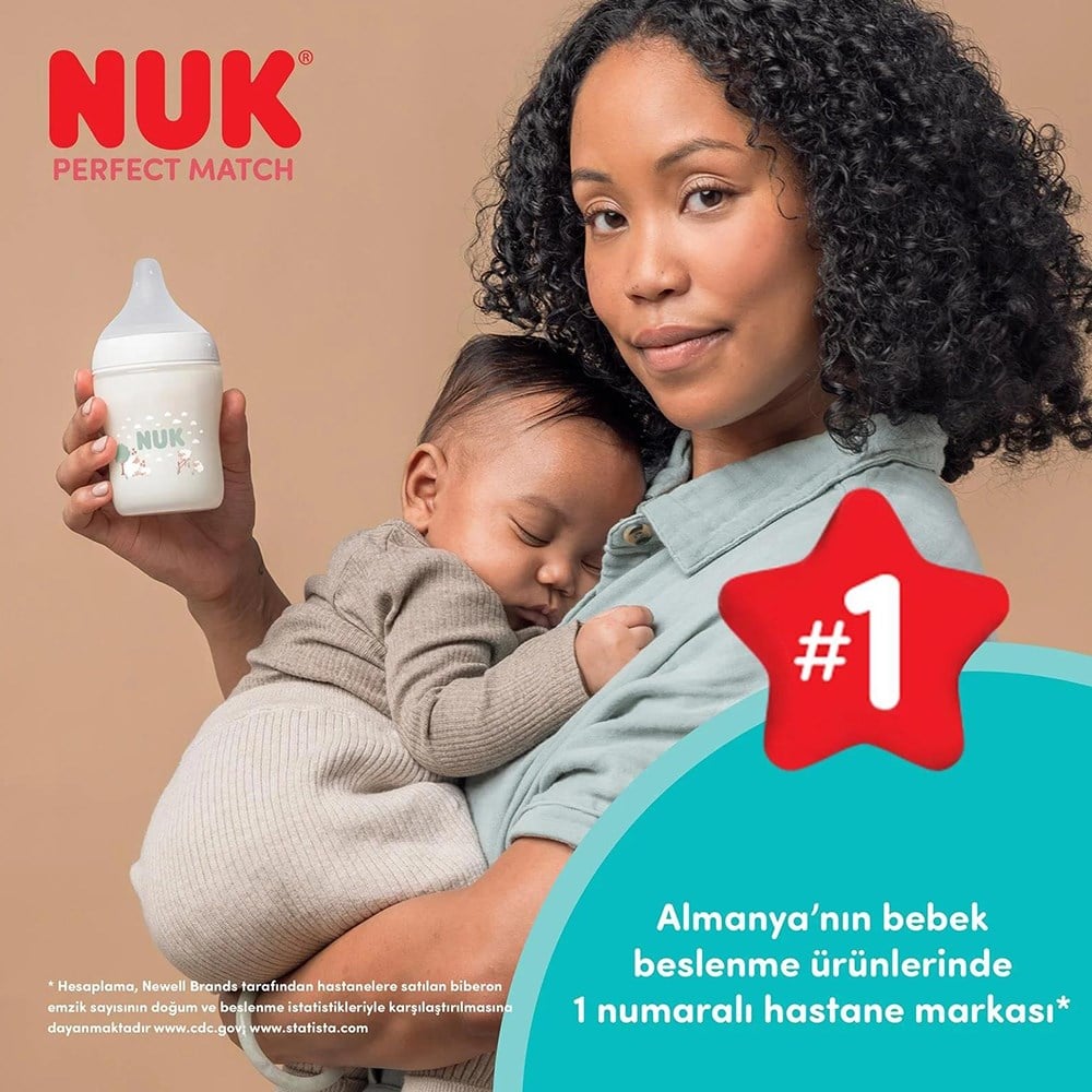 NUK Perfect Match Silikon Biberon Emziği ( S )