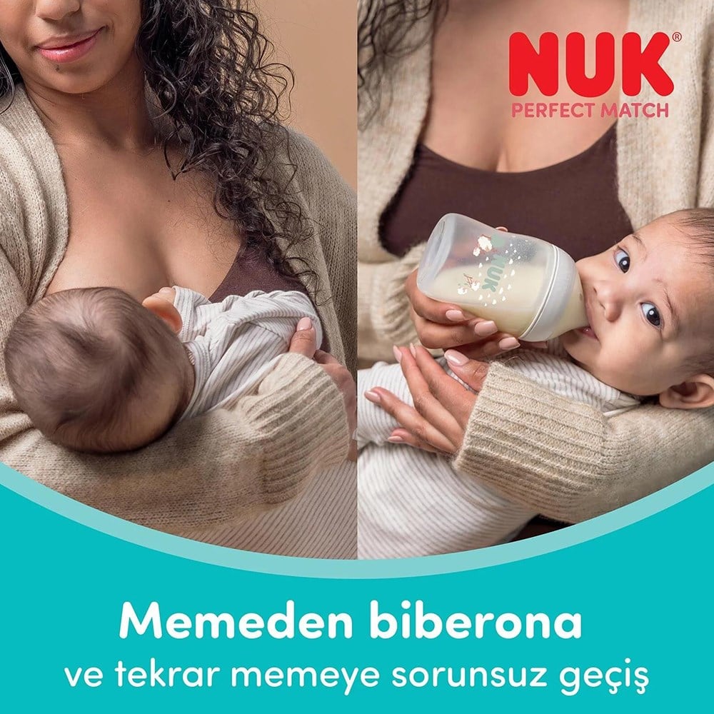 NUK Perfect Match SilikonBiberon Emziği ( M )
