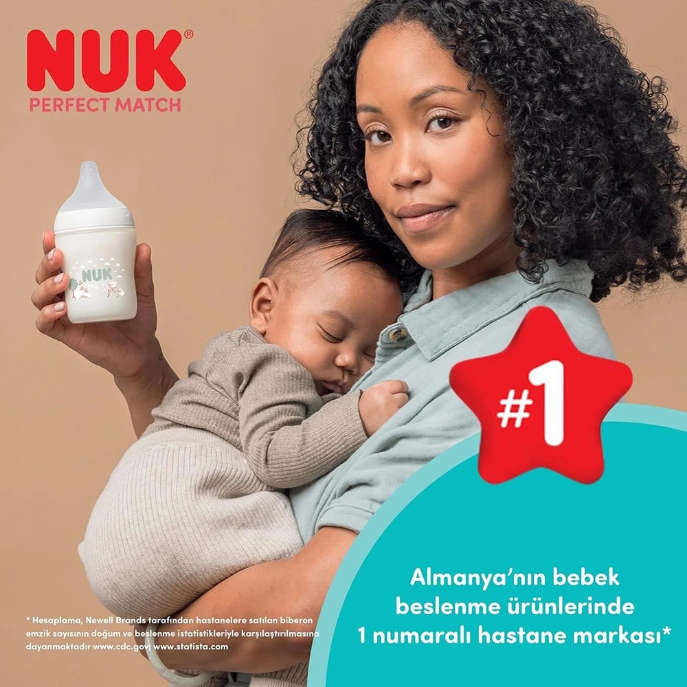 NUK Perfect Match SilikonBiberon Emziği ( XL )