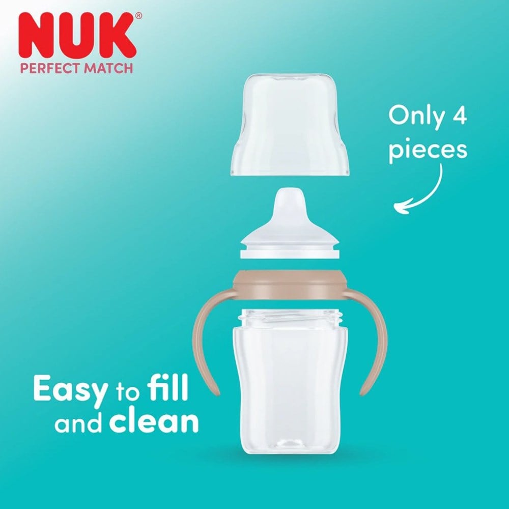 NUK PM Eğitici Alıştırma Bardağı ( 150 ml ) ( Bej ) 