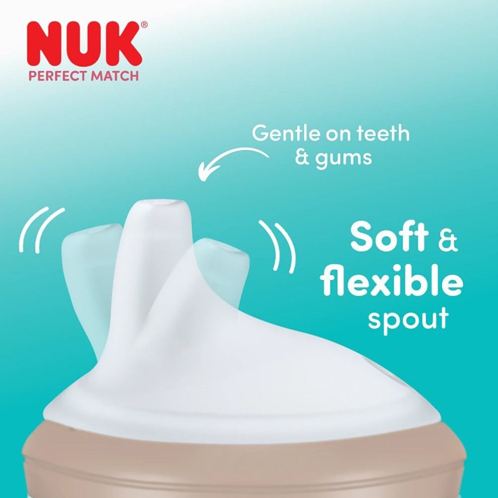 NUK PM Eğitici Alıştırma Bardağı ( 150 ml ) ( Bej ) 