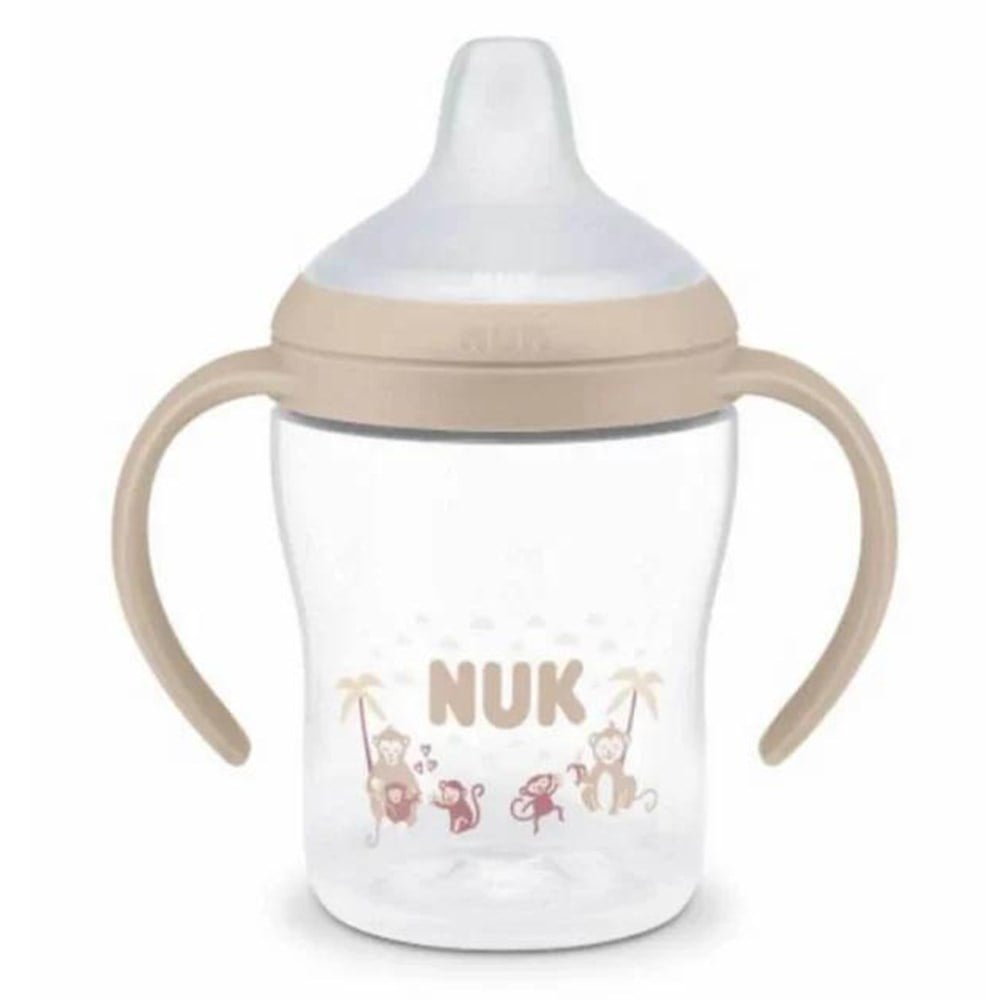 NUK PM Eğitici Alıştırma Bardağı ( 150 ml ) ( Bej ) 