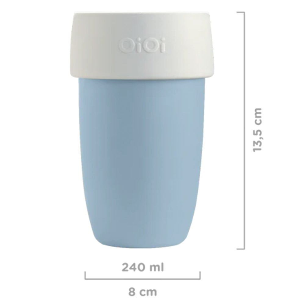 OİOİ Alıştırma Bardağı ( Mineral Blue Powder Grey )