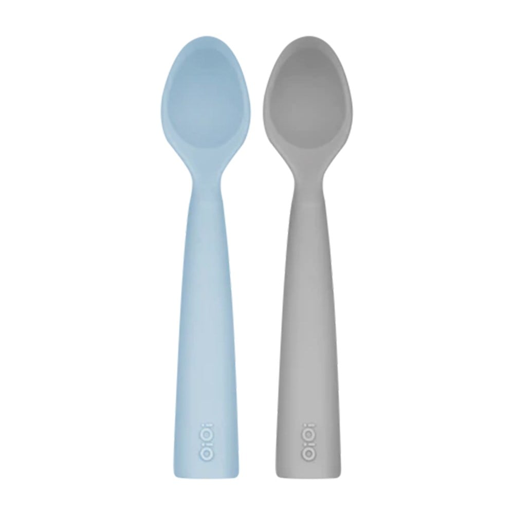 OİOİ Nam Nam 2'li Kaşık ( Mineral Blue / Powder Grey)