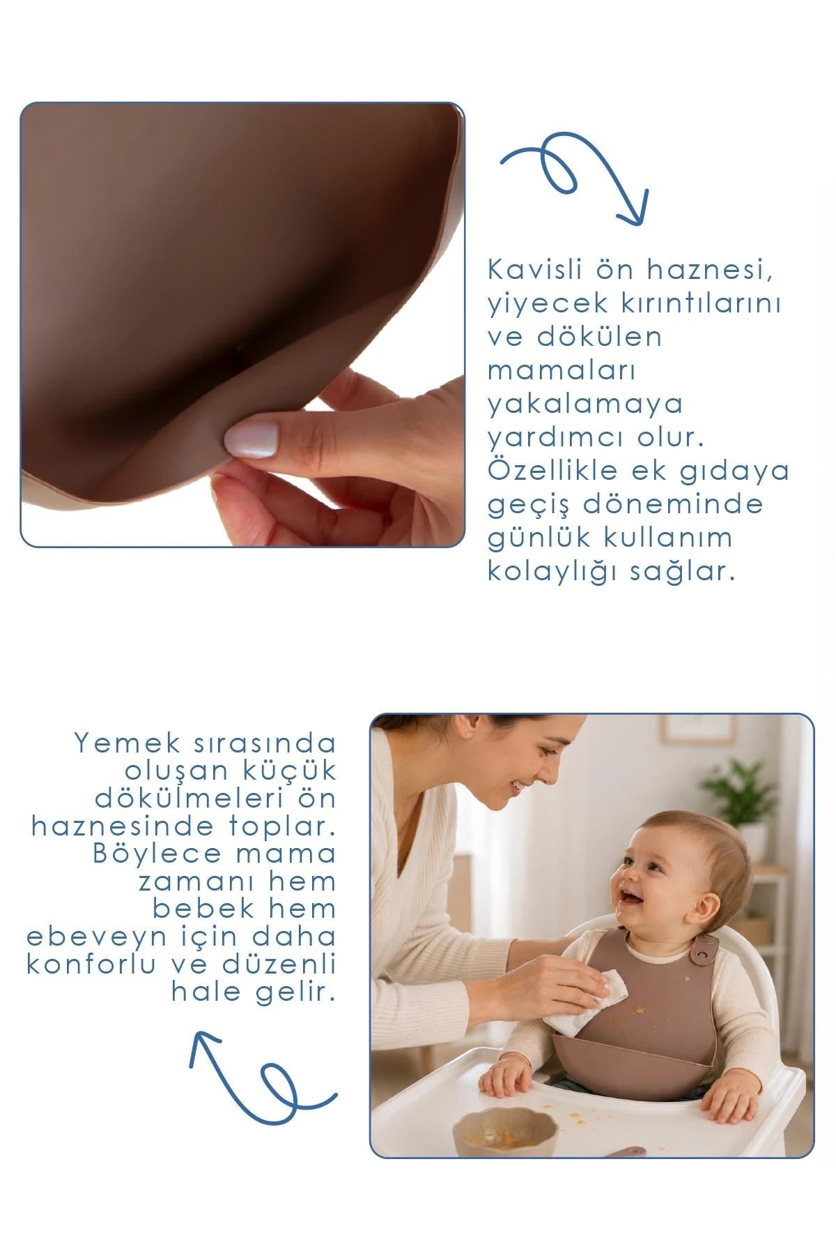 Önlük...Mini Silikon