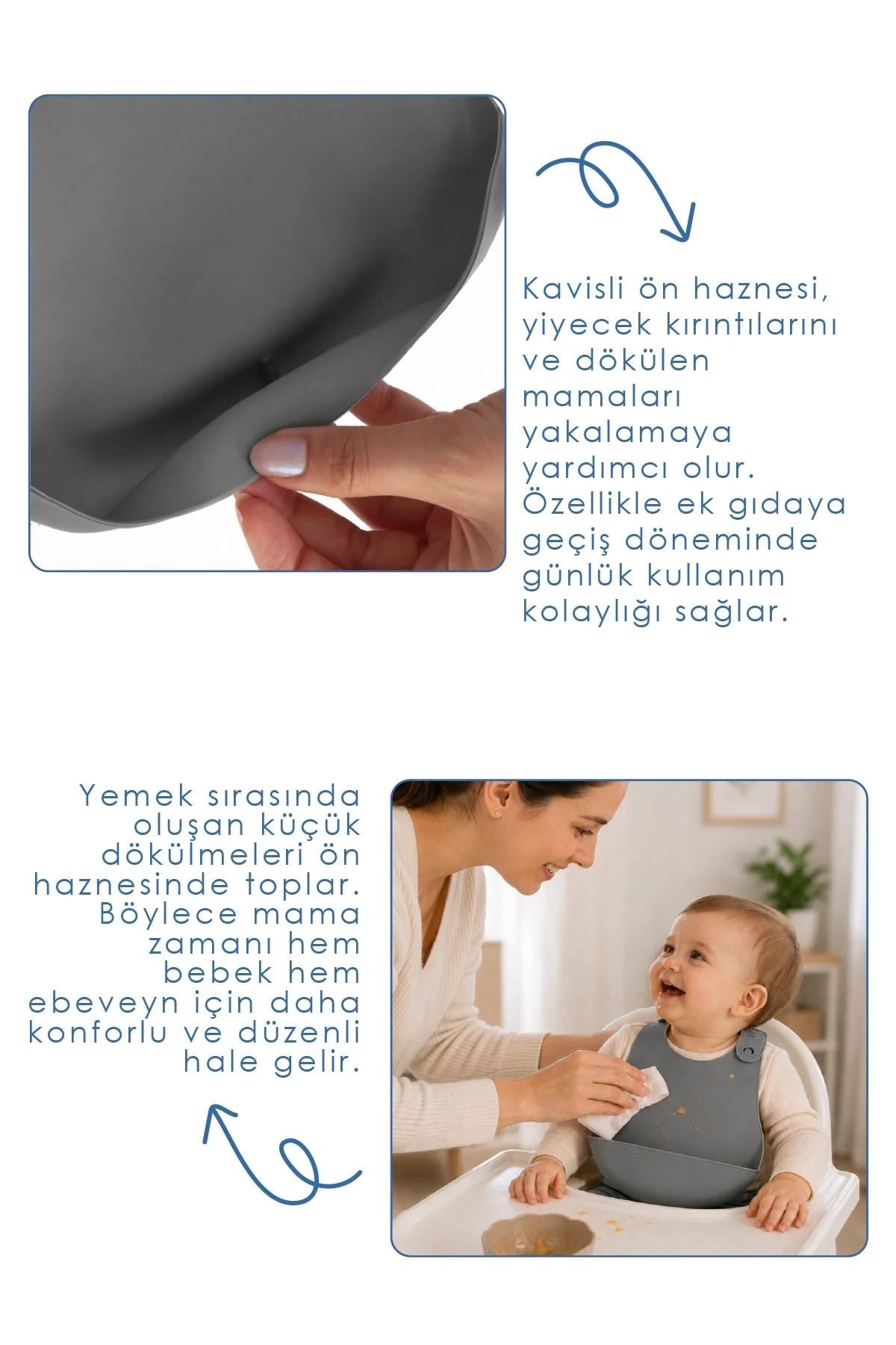 Önlük...Mini Silikon