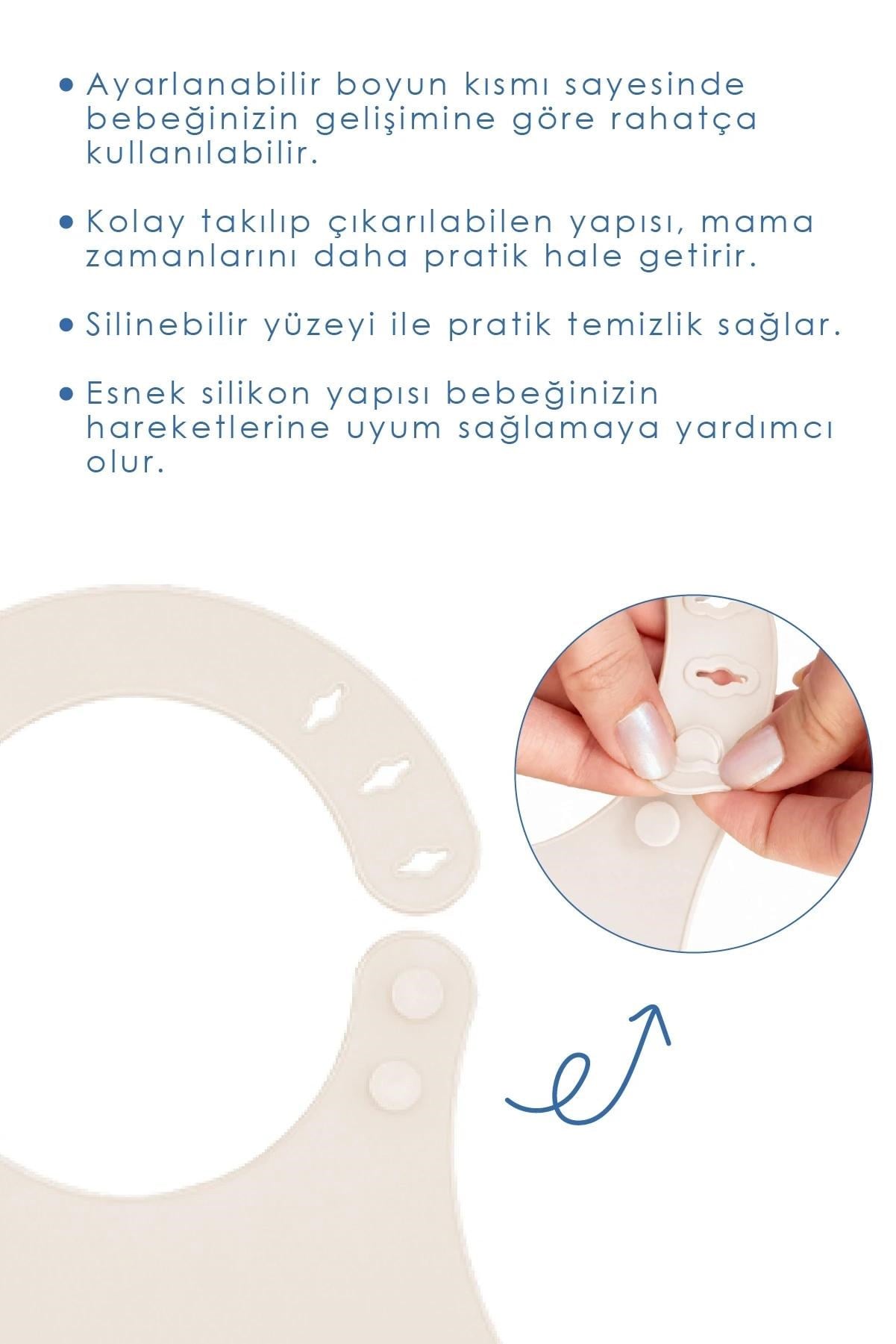 Önlük...Mini Silikon