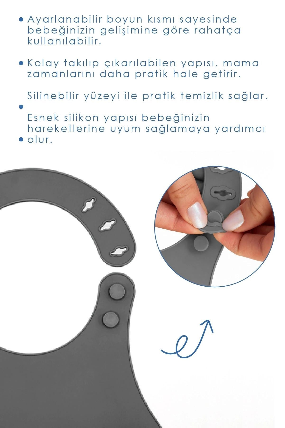 Önlük...Mini Silikon