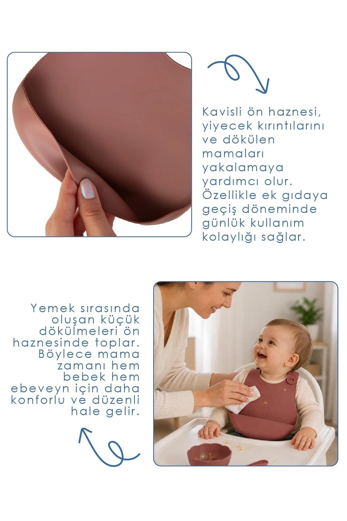 Önlük...Mini Silikon