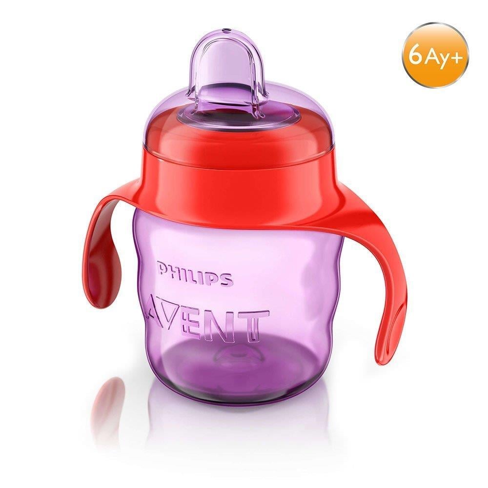 Philips Avent SCF551/03 Eğitici Damlatmaz Bardak Kız 6m+ 7oz/200ml