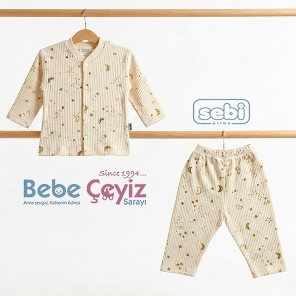 Pijama Takım...Ay Yıldız 3-12 Ay gurubu
