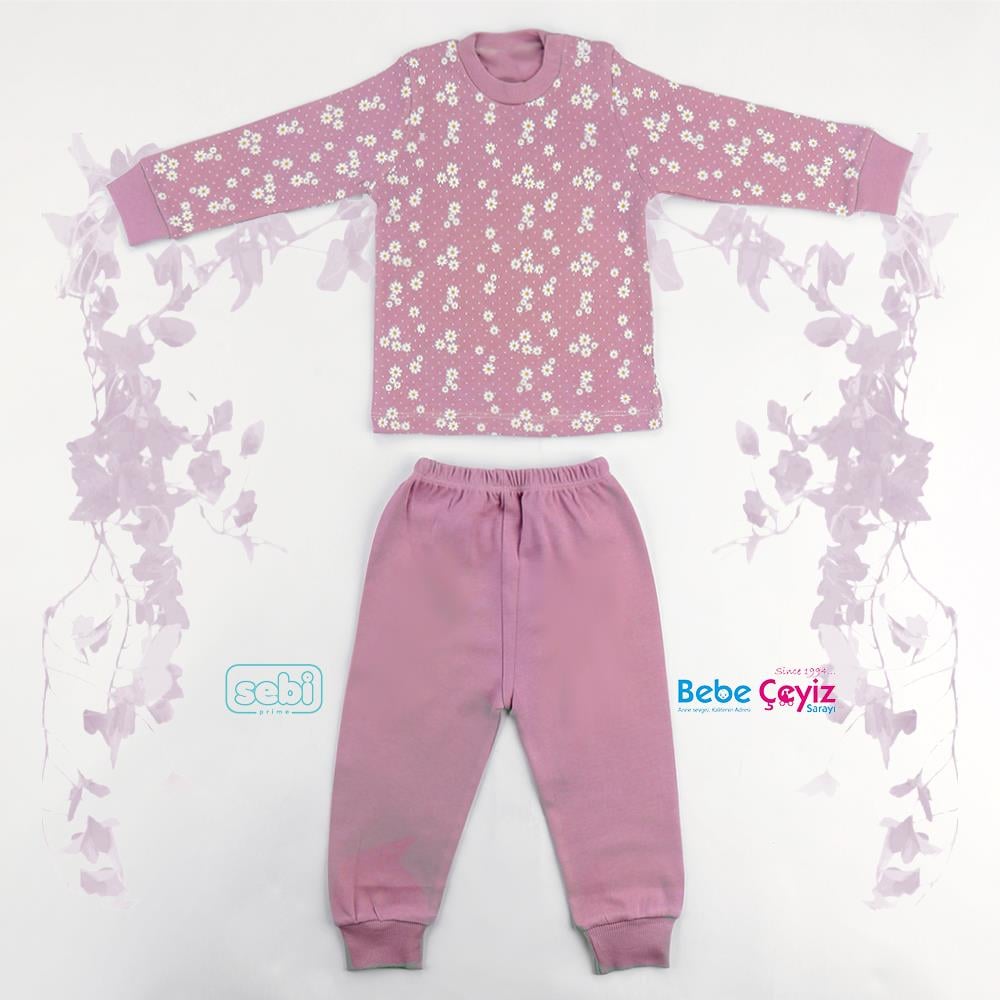 Pijama Takım...Papatya 4-5-6 Yaş