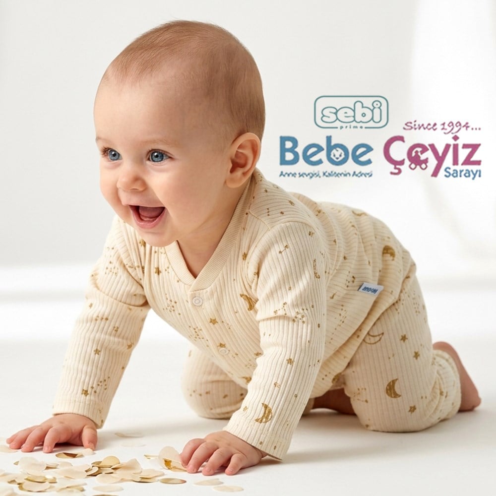 Pijama Takım...Ay Yıldız 3-12 Ay gurubu