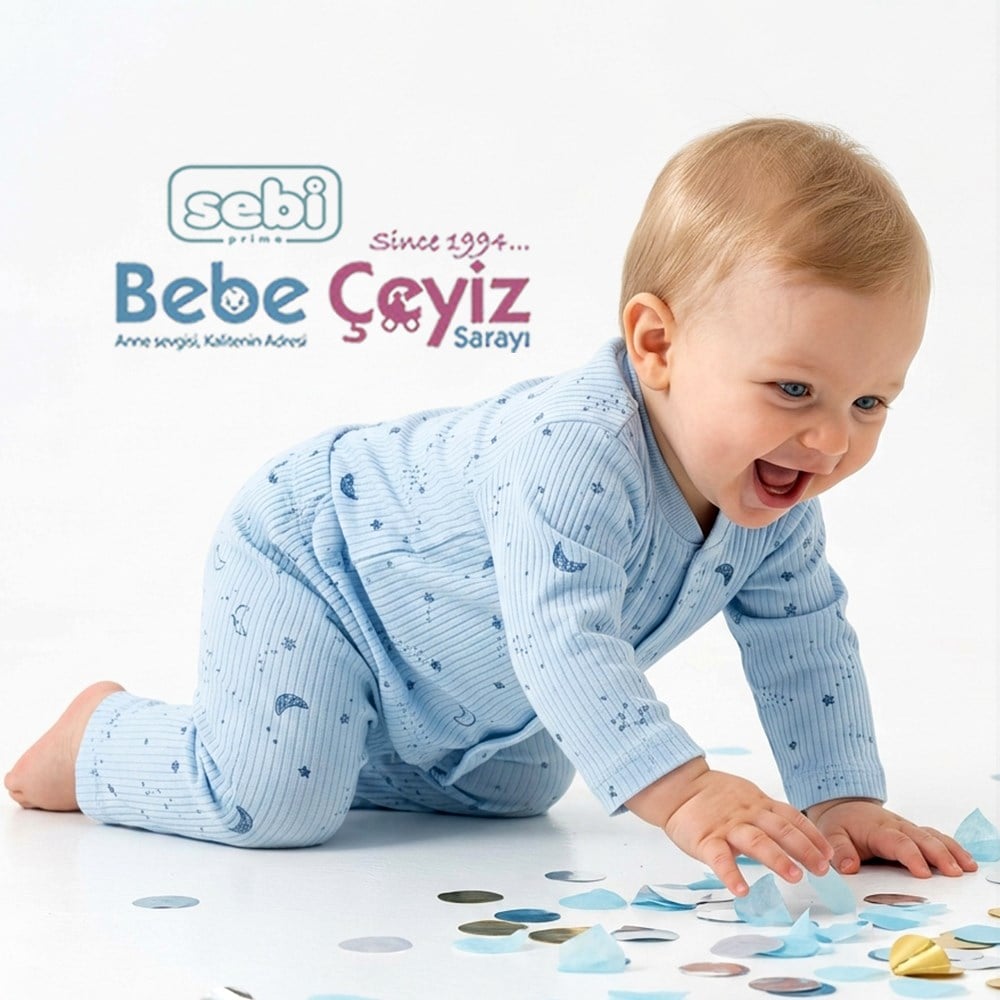 Pijama Takım...Ay Yıldız 3-12 Ay gurubu