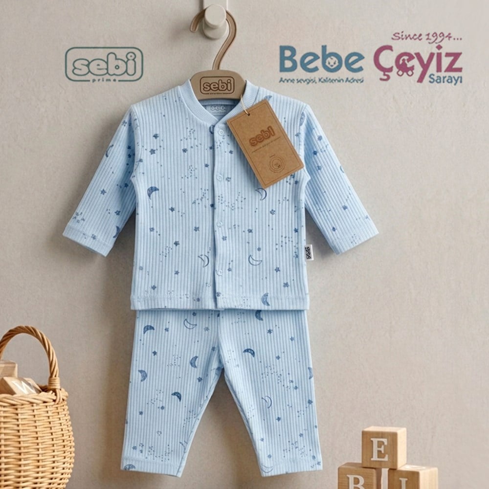 Pijama Takım...Ay Yıldız 3-12 Ay gurubu