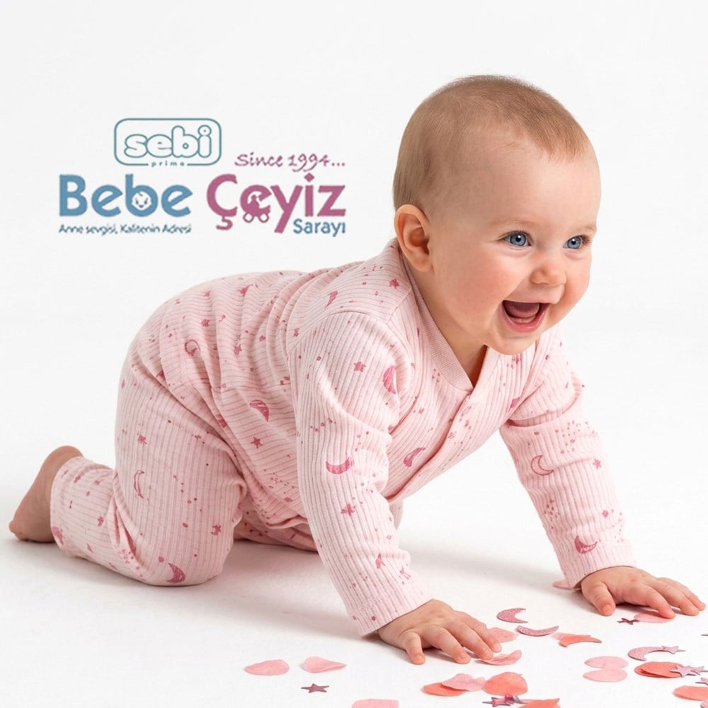 Pijama Takım...Ay Yıldız 3-12 Ay gurubu