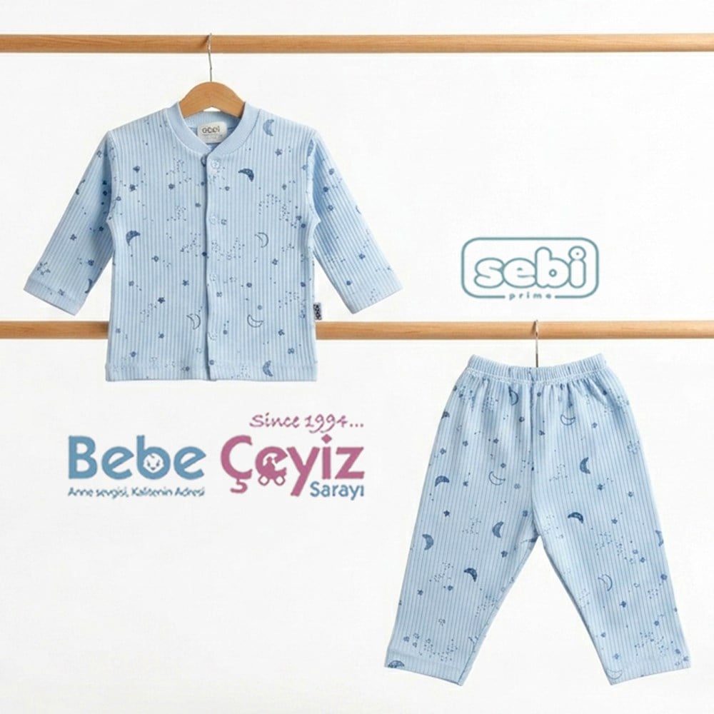 Pijama Takım...Ay Yıldız 3-12 Ay gurubu
