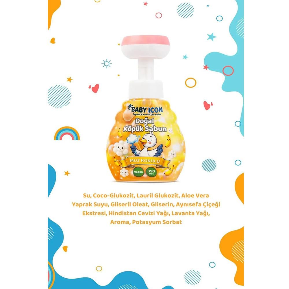 Sabun ... Doğal Köpük 350ml Muz Kokulu