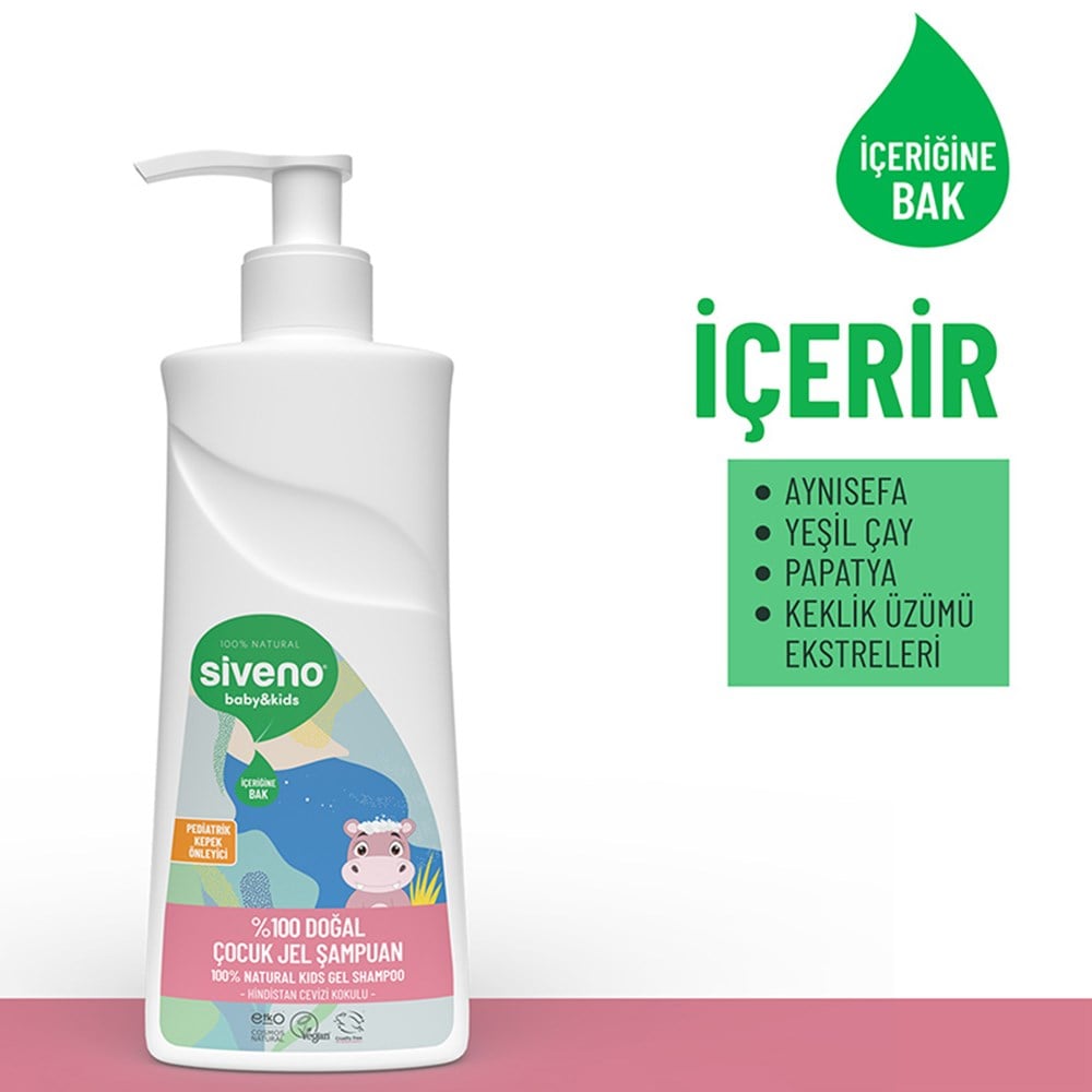 Şampuan...%100 Doğal Çocuk Jel 325Ml