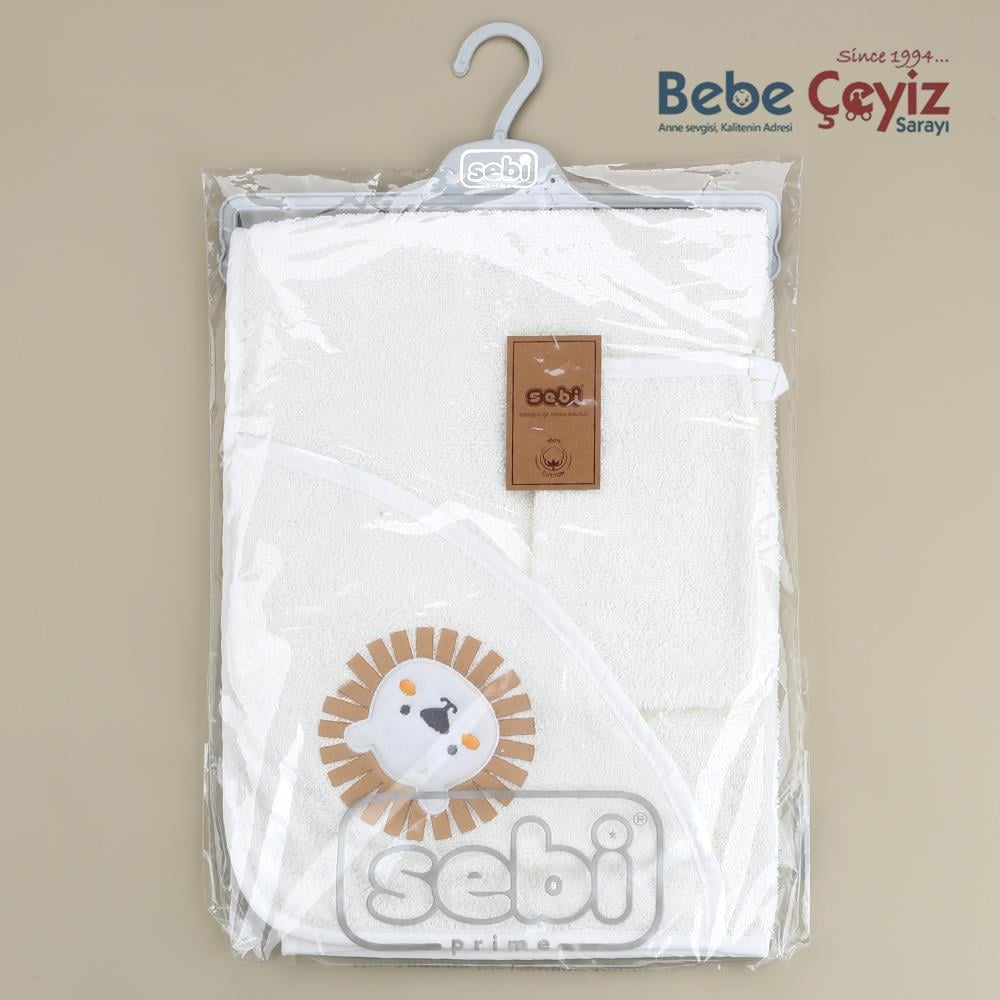 SEBİ PRİME Aslan Banyo Havlusu ( Kahverengi )