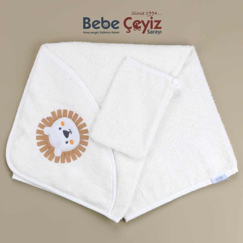 SEBİ PRİME Aslan Banyo Havlusu ( Kahverengi )
