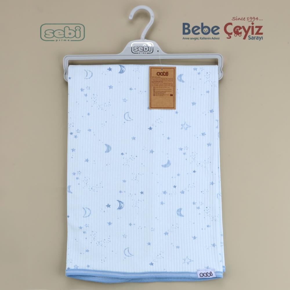 SEBİ PRİME Ay Yıldız Çift Kat Battaniye
