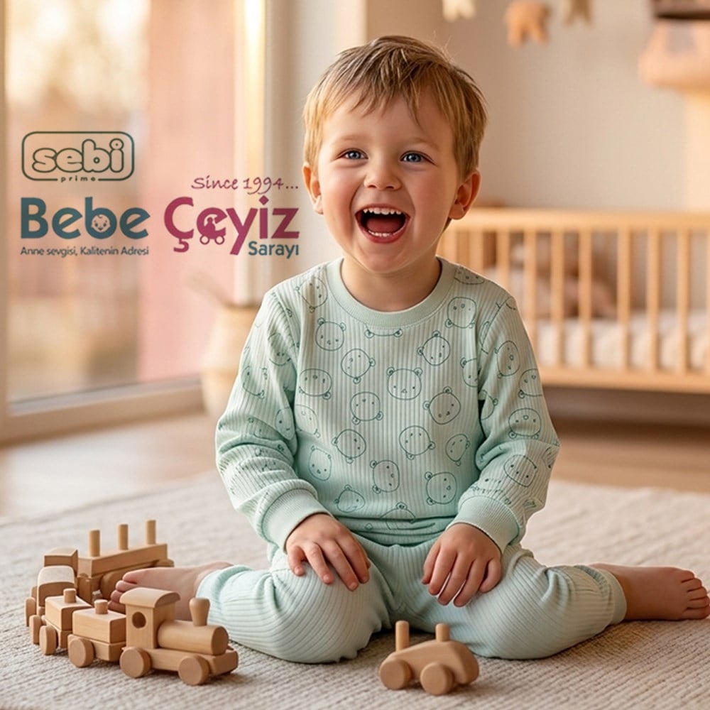 SEBİ PRİME Ayıcık Pijama Takımı
