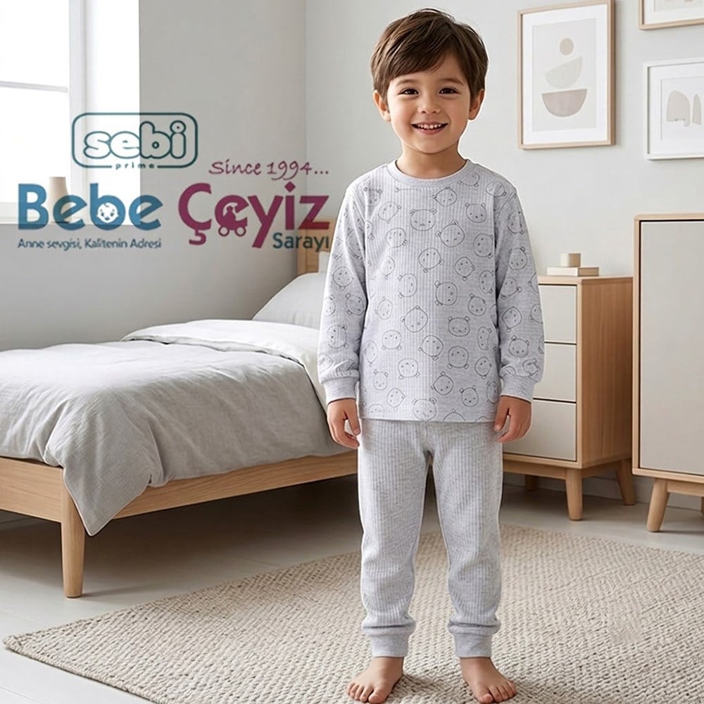 SEBİ PRİME Ayıcık Pijama Takımı