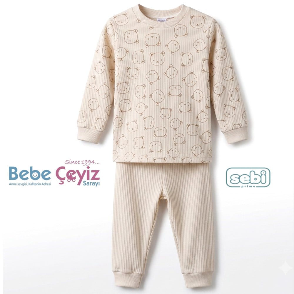 SEBİ PRİME Ayıcık Pijama Takımı