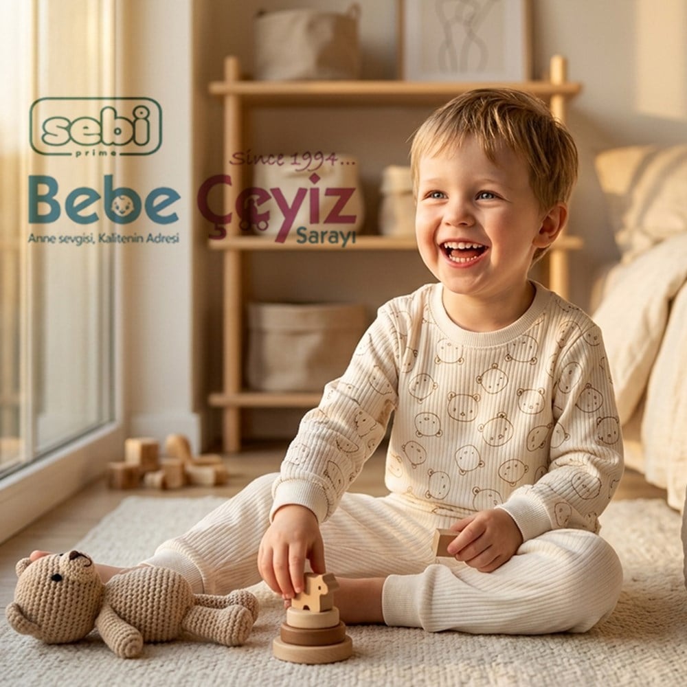 SEBİ PRİME Ayıcık Pijama Takımı